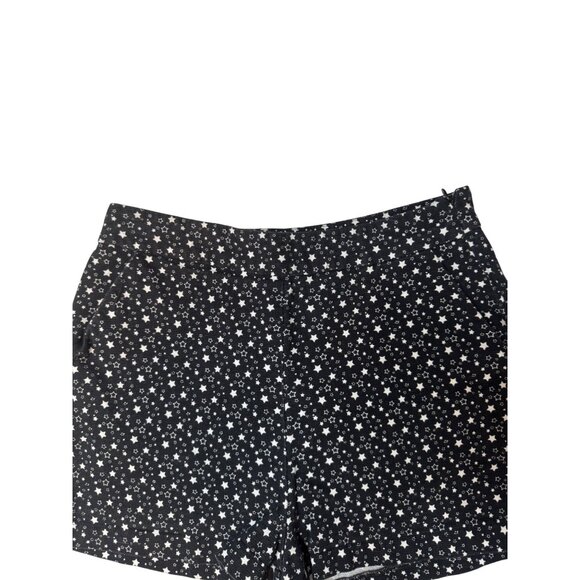 2/$30 Zara Small Trafaluc Collection Black With White Star Print Shorts - Picture 5 of 10